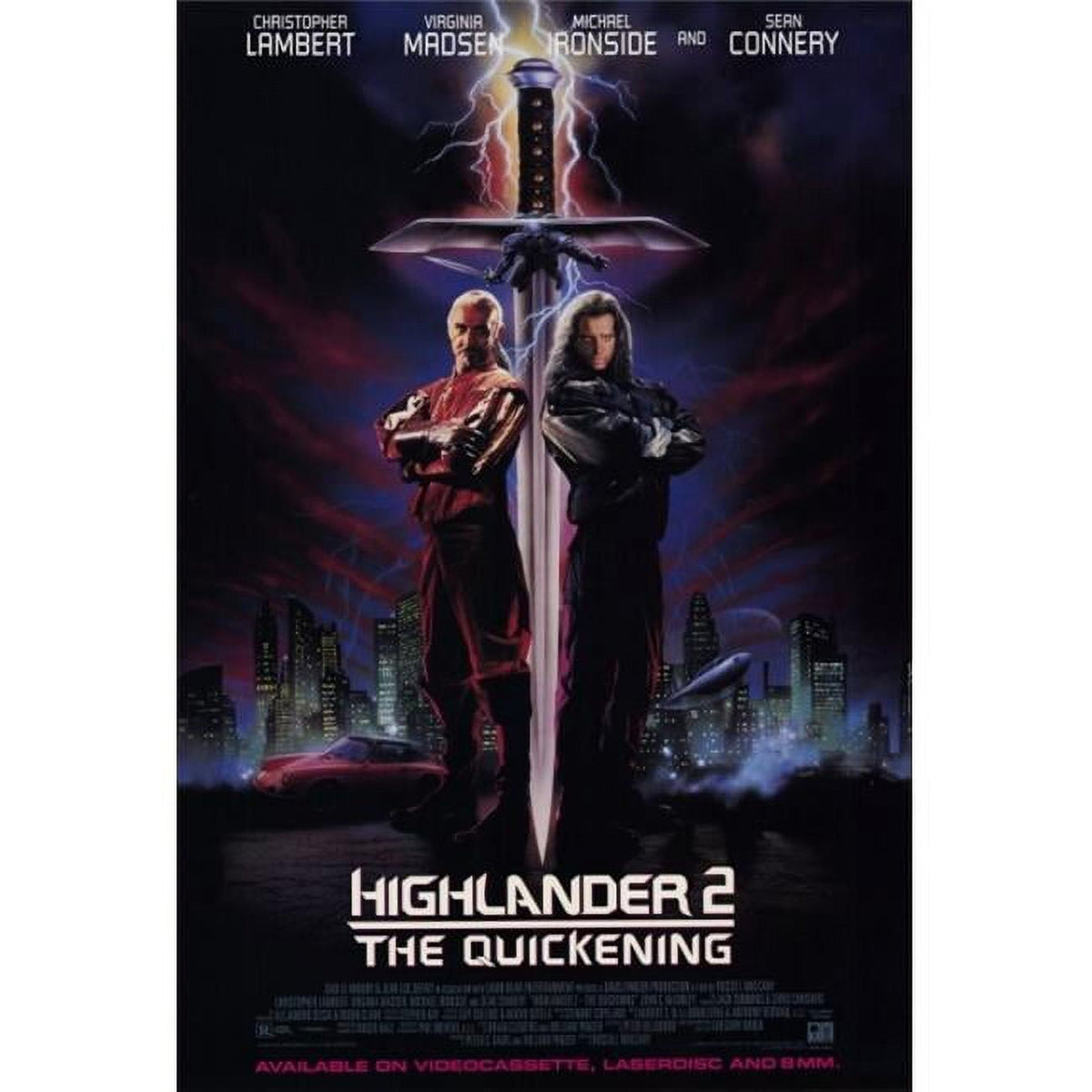 Highlander 2: The Quickening Movie Poster Print 27x40
