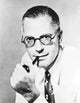 Bennett Cerf Portrait Poster Print - Available in multiple sizes.