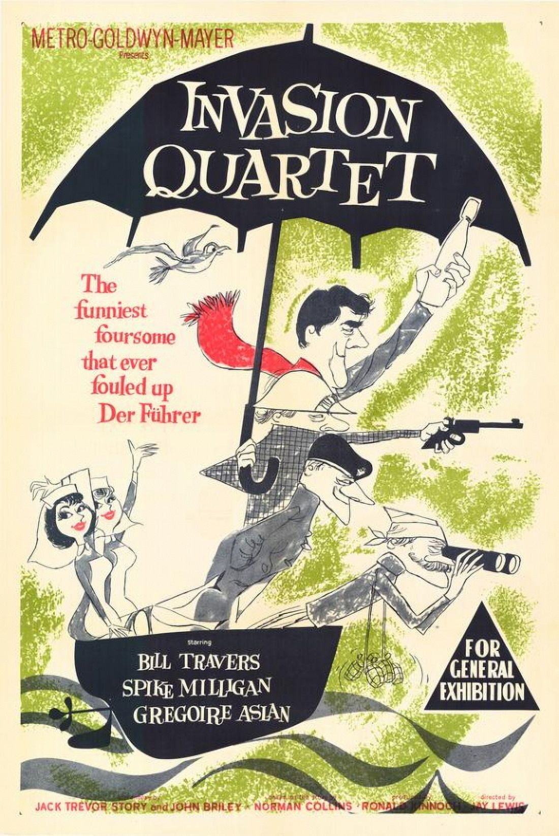 Invasion Quartet Movie Poster 11x17 print featuring dynamic imagery.