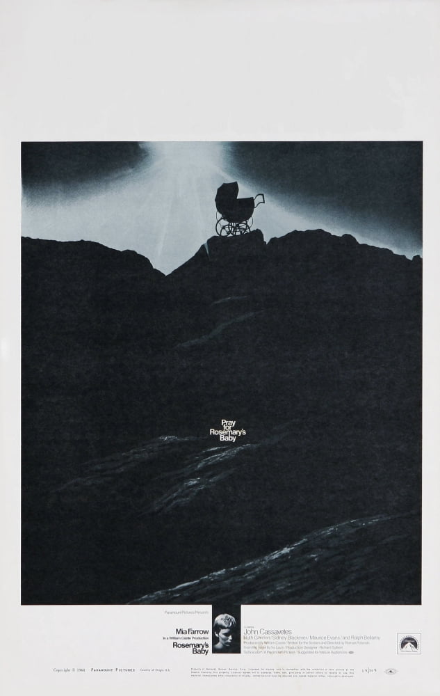 Rosemary's Baby 1968 movie poster masterprint 11x17