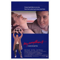 Say Anything movie poster print featuring iconic boombox scene.