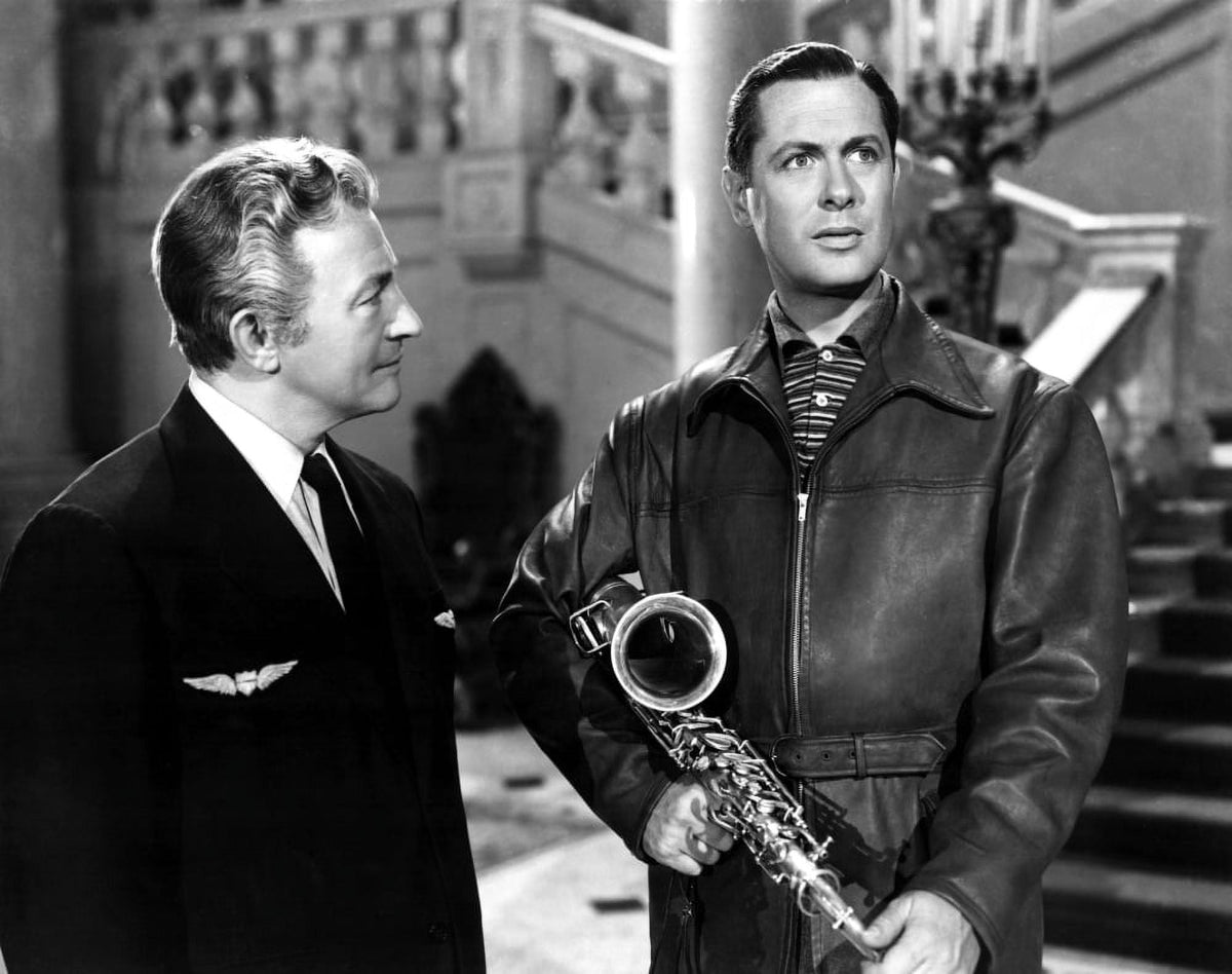Here Comes Mr. Jordan 1941 photo print featuring Claude Rains and Robert Montgomery.