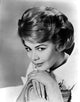Close-up black and white portrait photo print of Sandra Dee