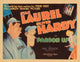 Pardon Us movie titlecard print featuring Oliver Hardy and Stan Laurel, 1931.