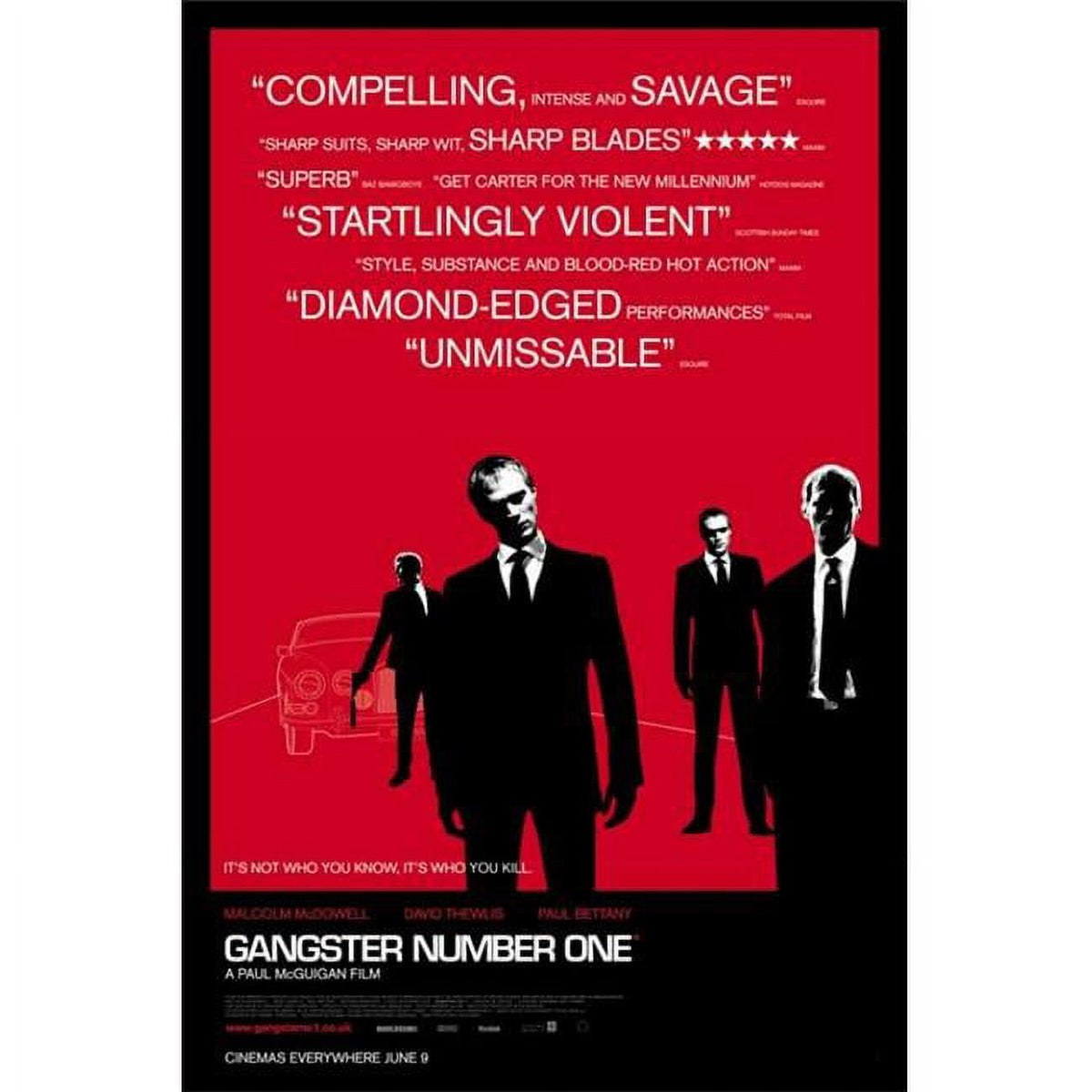 Gangster No. 1 Movie Poster Print 27 x 40 - Iconic Film Art