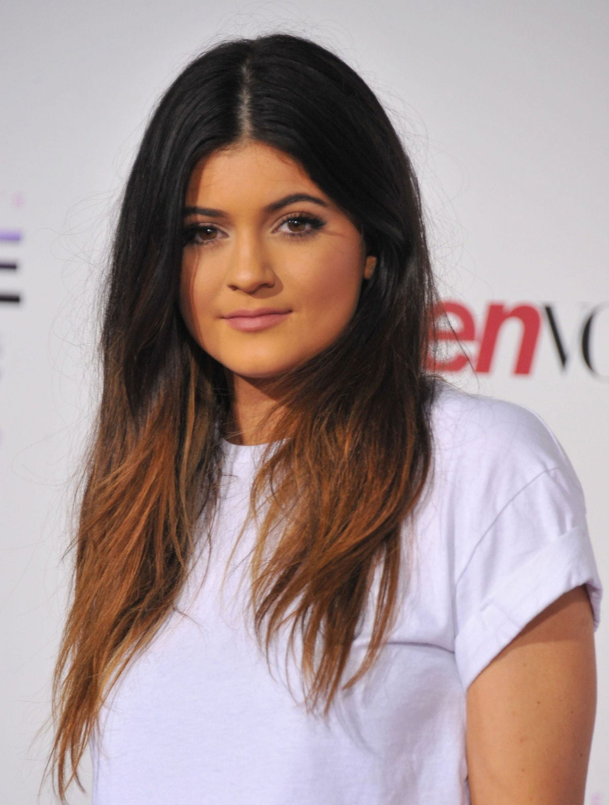 Kylie Jenner at Justin Bieber's Believe Premiere Photo Print
