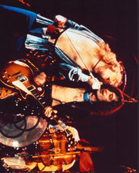 Robert Plant and Jimmy Page performing on stage - Led Zeppelin photo print
