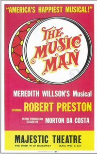 The Music Man Broadway movie poster 11x17 print