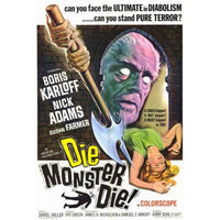 Die Monster Die! classic horror movie poster print 27x40
