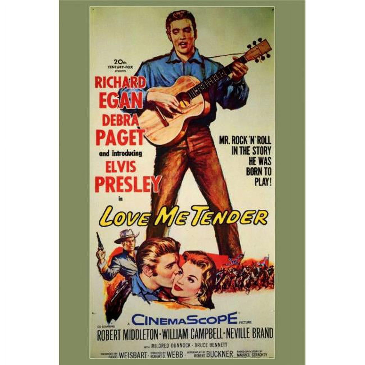 Love Me Tender Movie Poster Print - Classic Cinema Art