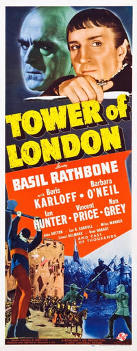 Tower of London Movie Masterprint Poster featuring Boris Karloff and Basil Rathbone