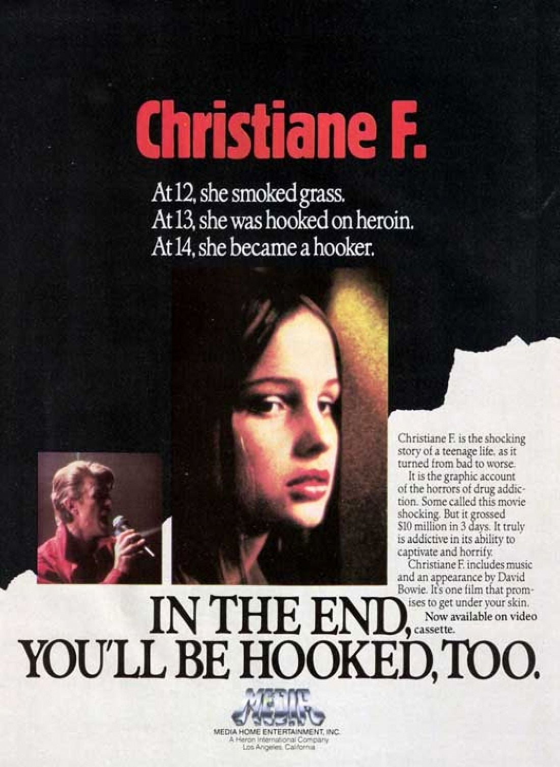 We Children from Bahnhof Zoo movie poster in 11x17 size.