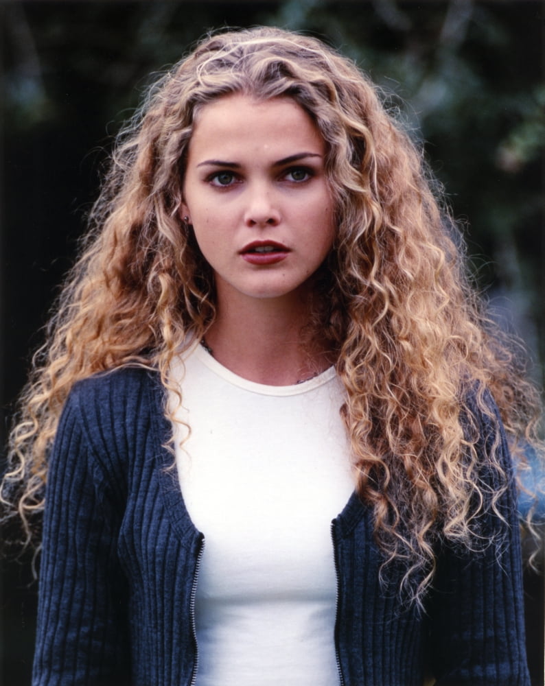 Keri Russell curly hair portrait photo print