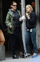 Julia Roberts and Jodie Foster on location for Money Monster movie shoot in New York.
