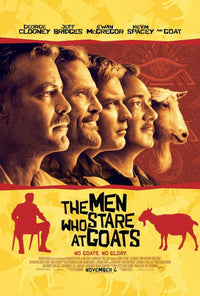 The Men Who Stare at Goats movie poster 11x17 size.