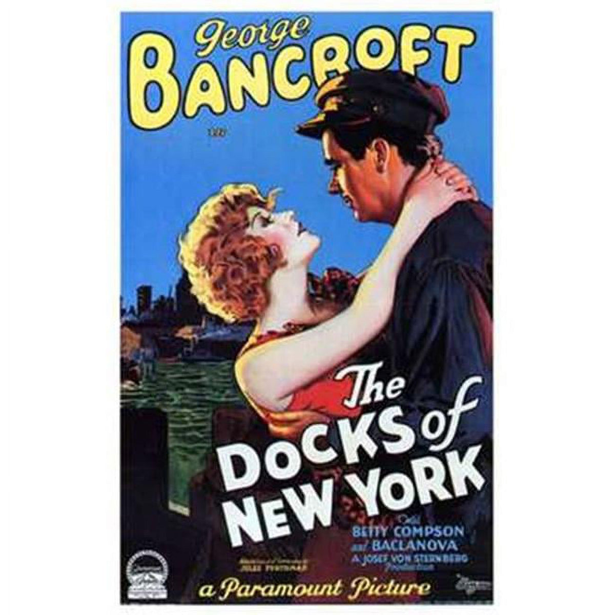 The Docks of New York movie poster 11x17 print