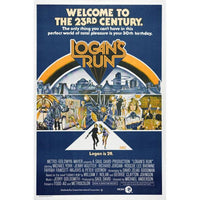 Logan's Run Movie Masterprint Poster featuring Michael York and Jenny Agutter.