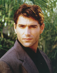 Close-up portrait photo print of Mark Frankel in formal coat.