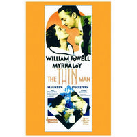 The Thin Man Movie Poster Print featuring classic film art.