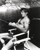 Robert Mitchum fishing photo print - Classic Hollywood memorabilia