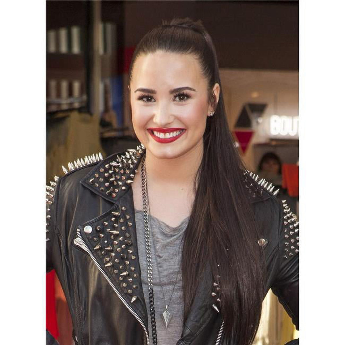 Demi Lovato at the Grand Opening Party Poster Print