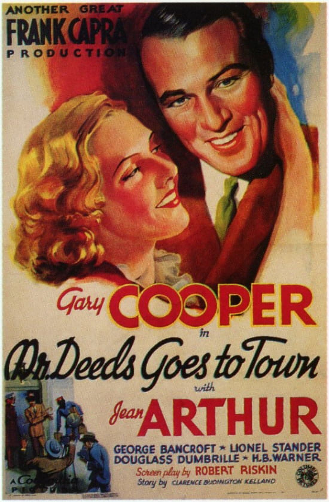 Mr. Deeds Goes to Town Movie Poster 11x17 featuring classic film imagery.