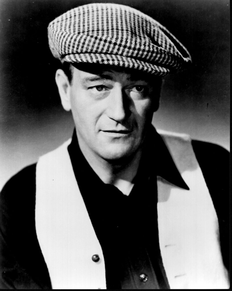John Wayne black and white photo print from The Quiet Man, available in multiple sizes.