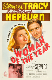 Katharine Hepburn and Spencer Tracy Woman of the Year Movie Poster Print