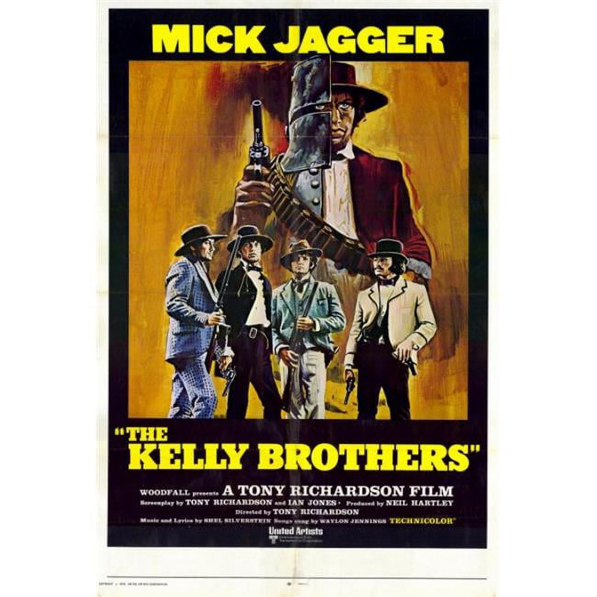 Ned Kelly Movie Poster Print 27x40 inches, vibrant film art