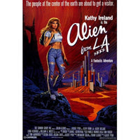 Alien From L.A. Movie Poster Print - 27x40 inches, vibrant sci-fi artwork.