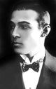 Vintage Rudolph Valentino photo poster print showcasing classic cinema style.