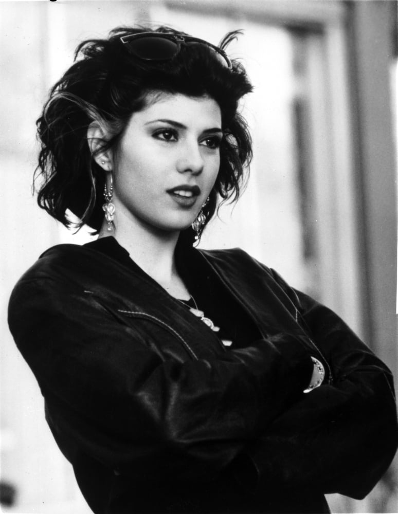Portrait of Marissa Tomei photo print showcasing her charm and elegance.