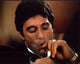 Al Pacino lighting cigar in Scarface photo print
