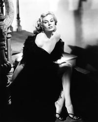 Anita Ekberg 1950s photo print showcasing classic Hollywood glamour.