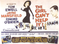 The Girl Can't Help It movie poster featuring Jayne Mansfield and Tom Ewell.