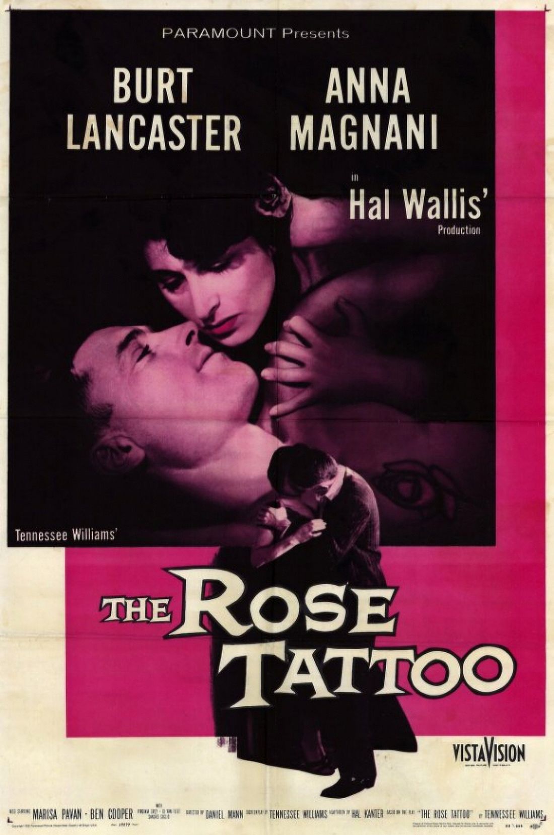 The Rose Tattoo Movie Poster in 11x17 size showcasing classic film imagery.
