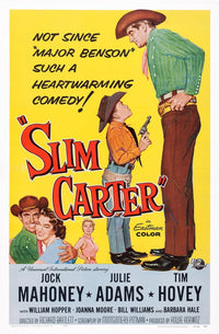 Slim Carter Movie Masterprint Poster featuring Julie Adams and Joanna Moore, 1957 film art.