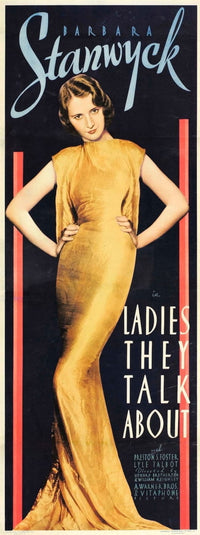 They Talk About Barbara Stanwyck 1933 Movie Masterprint Poster