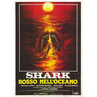 Red Ocean Movie Poster Print featuring vibrant ocean imagery in 27x40 size.