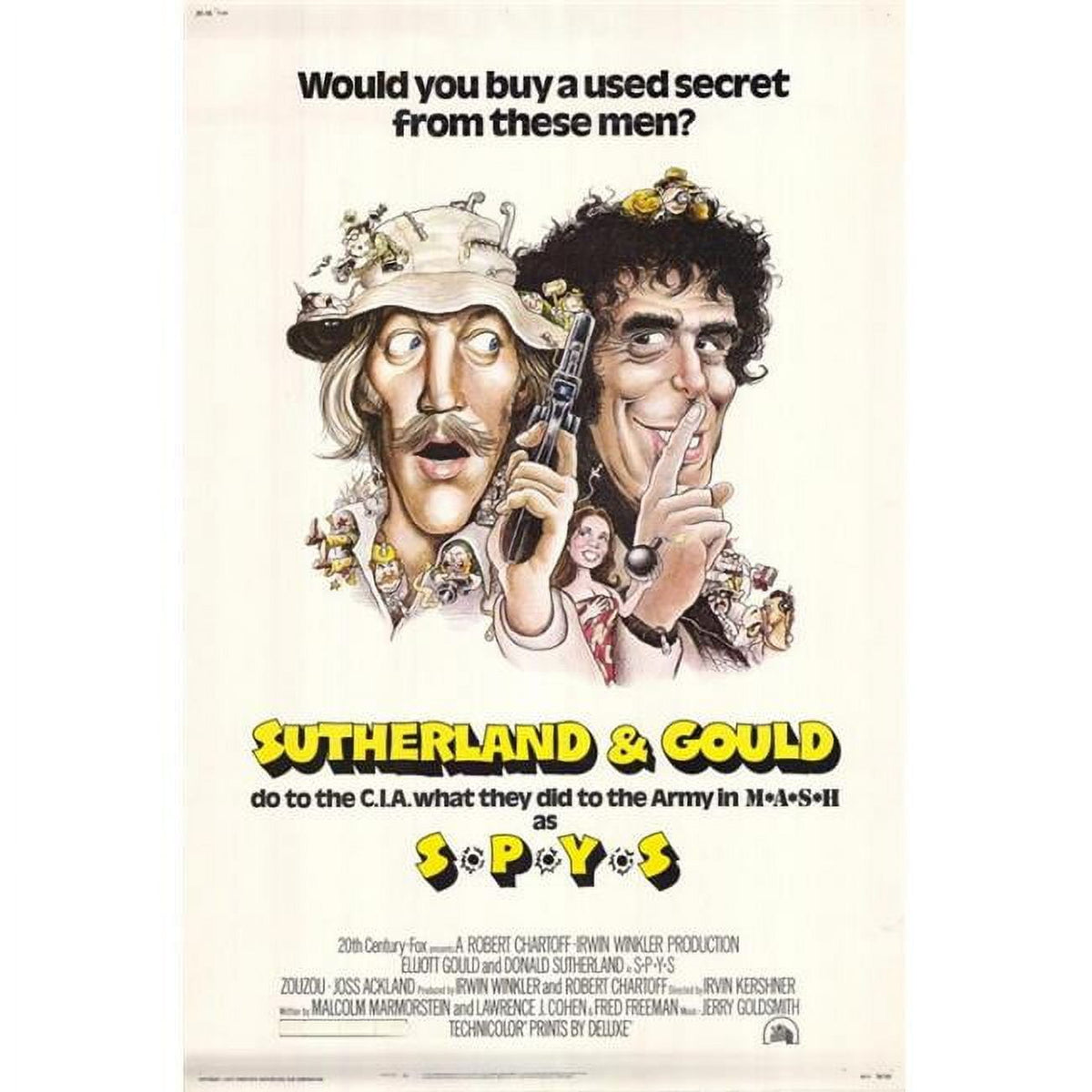 SPYS Movie Poster Print - 27x40 inches, vibrant film art
