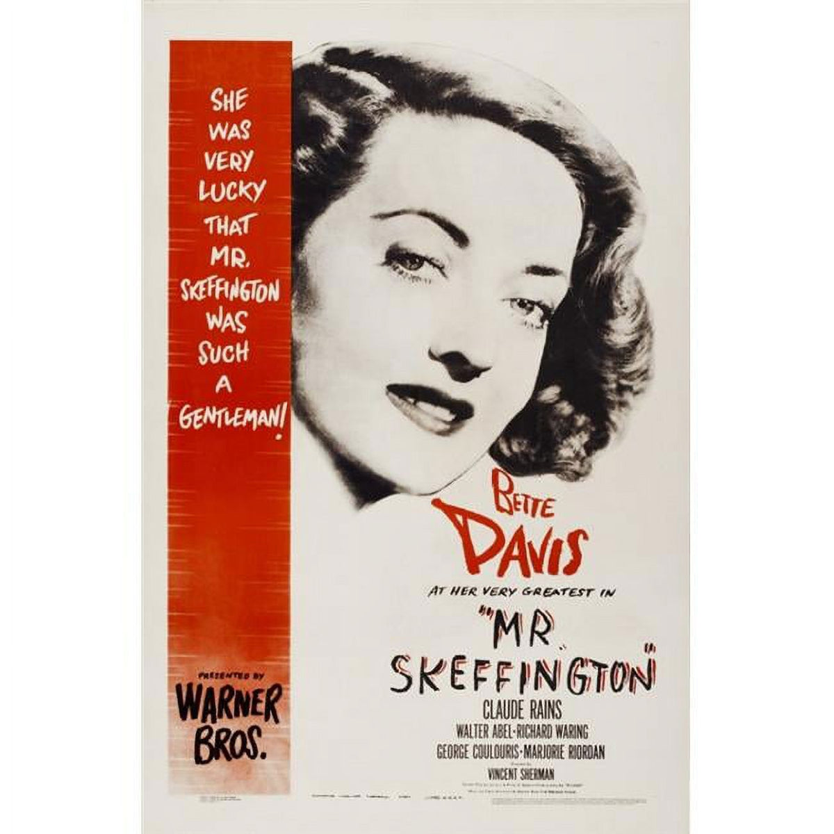 Mr. Skeffington classic movie poster print 27x40