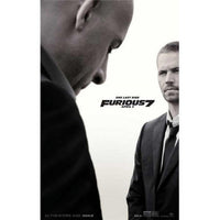 Furious 7 Movie Poster Print featuring action film design.