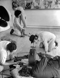 Clockwork Orange Three Men Harassing Naked Girl Photo Print