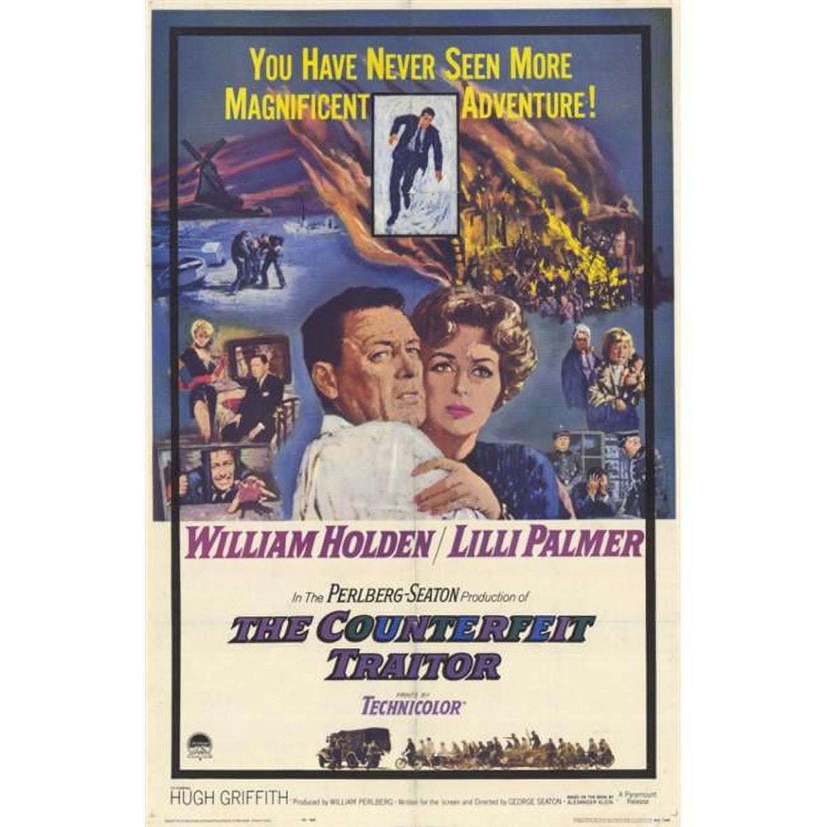 The Counterfeit Traitor movie poster 11x17 print