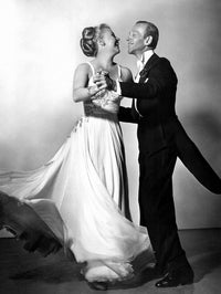 1949 photo print of Ginger Rogers and Fred Astaire from The Barkleys of Broadway.