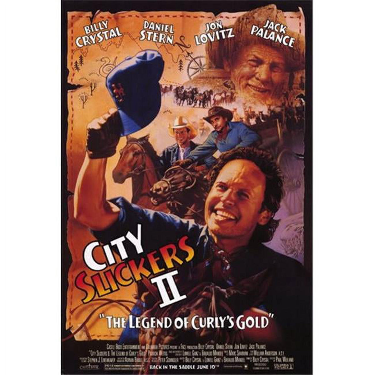 City Slickers 2 The Legend of Curly's Gold Movie Poster 11x17