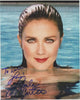 Lynda Carter 'Head Above Water' signed photo print in various sizes.