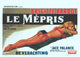 Contempt Movie Poster 11x17 print showcasing iconic film imagery.