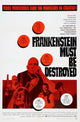 Frankenstein Must Be Destroyed Movie Poster Print featuring Freddie Jones and Peter Cushing.