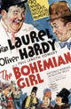 The Bohemian Girl movie poster print featuring Oliver Hardy and Stan Laurel, 1936.